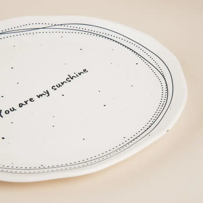 Тарелки SL Home &laquo;Милый дом&raquo;, d=27 см, набор 2 шт., фарфор, белые