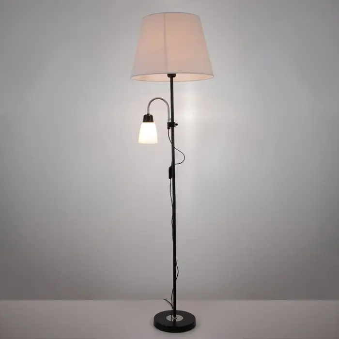 Торшер 19030/2BK E27 40Вт черный 41х41х180 см