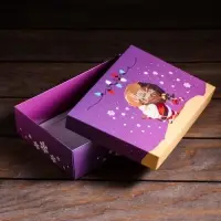 Подарочная коробка сборная «Новогодний волшебник», 21×15×5.7 см
