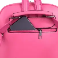 Рюкзак-сумка женский на молнии, с карманами, размер 27&times;9.5&times;32 см, фуксия