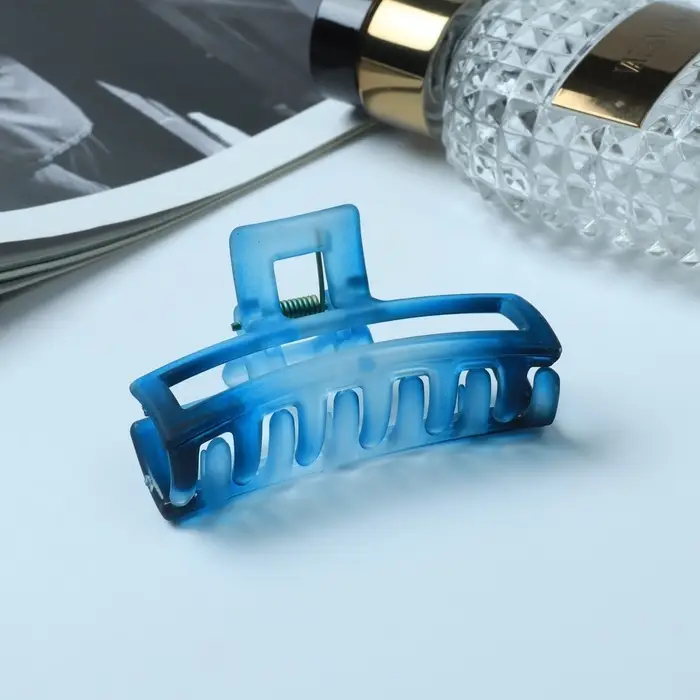 Крабик для волос «Кэнди», матовый прямой, 7 см, МИКС Крабик для волос «Кэнди», матовый прямой, 7 см, МИКС