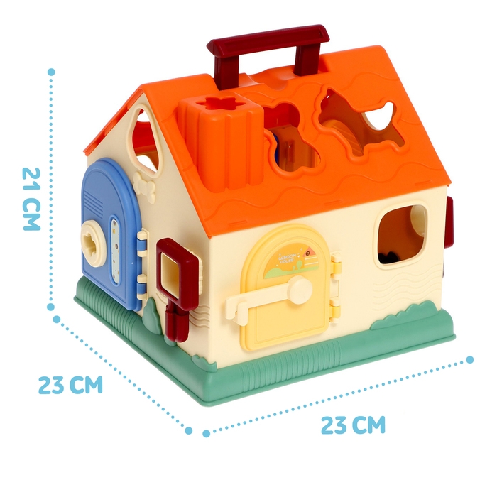 Сортер «Домик», 9 элементов Сортер «Домик», 9 элементов