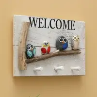 Вешалка WELCOME, 31×6.5×21 см, дерево албезия