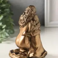 Фигура гипс &laquo;Нежность матери&raquo;, 14 см, бронза