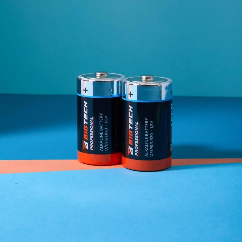 Батарейка BigTech Professional D/E95/LR20 бл/2шт