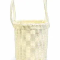 Корзина пластик 37 х 20,5 х 36 см, ручка17 см, белый Корзина пластик 37 х 20,5 х 36 см, ручка17 см, белый