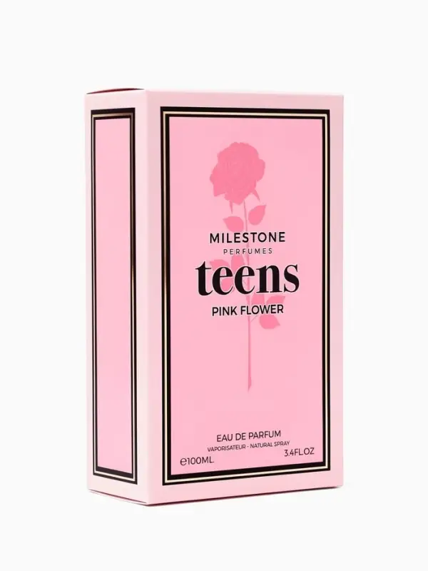 Парфюмерная вода женская Milestone TEENS PINK FLOWER, 100 мл (мотив VictSecTearsSugarFleur)