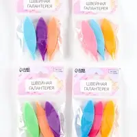 Челнок для фриволите, 3 шт., пластиковый, разноцветный