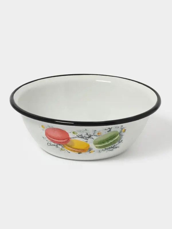 Миска 0.8л (белая)Цветное печенье Миска 0.8л (белая)Цветное печенье