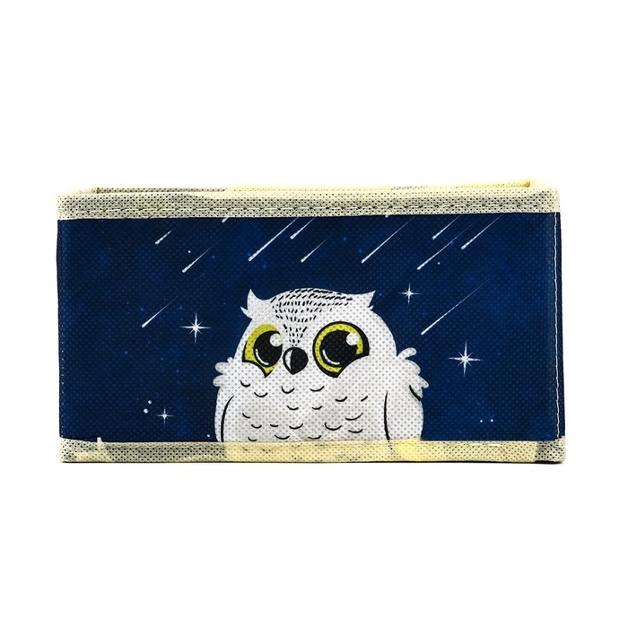 Органайзер для хранения, кофр для белья Органайзер для хранения, кофр для белья "Совушка", 10 х 18 х 10 см