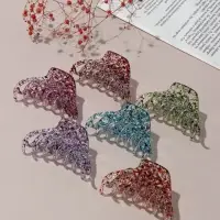 Крабик для волос &laquo;Бетуль&raquo;, трапеция, 9 см, МИКС