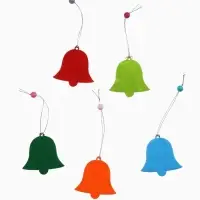 Набор ёлочных украшений "Колокольчики" 5 шт