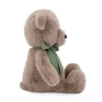 Мягкая игрушка "Медвежонок Тёпа с зеленым бантом", мокко, 33 см OT8015/33-4