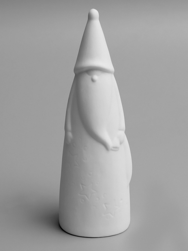 Светодиодная фигура Светодиодная фигура "Дед Мороз в колпаке" 6х5.5х20.2 см, 1 LED, LR44x3(в компл.), свечение тёплое белое