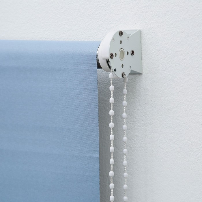 Штора рулонная «Нега», блэкаут, 120×180 см, цвет серо-голубой Штора рулонная «Нега», блэкаут, 120×180 см, цвет серо-голубой