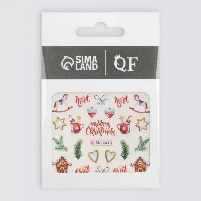 Слайдеры для ногтей «Noel», разноцветные Слайдеры для ногтей «Noel», разноцветные