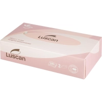 Салфетки косметические Luscan 2сл 100шт/уп белые