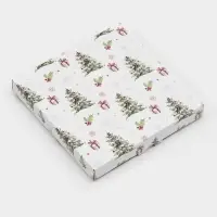 Блюдо сервировочное звезда "Еловые ветки" 15 см Блюдо сервировочное звезда "Еловые ветки" 15 см