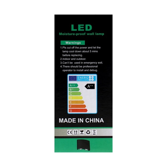 Светильник фасадный «Полусфера», FSD-072, 4 Вт, 4000К, 2 луча, IP65, 220 В, пластик, белый 1008420 Светильник фасадный «Полусфера», FSD-072, 4 Вт, 4000К, 2 луча, IP65, 220 В, пластик, белый 1008420