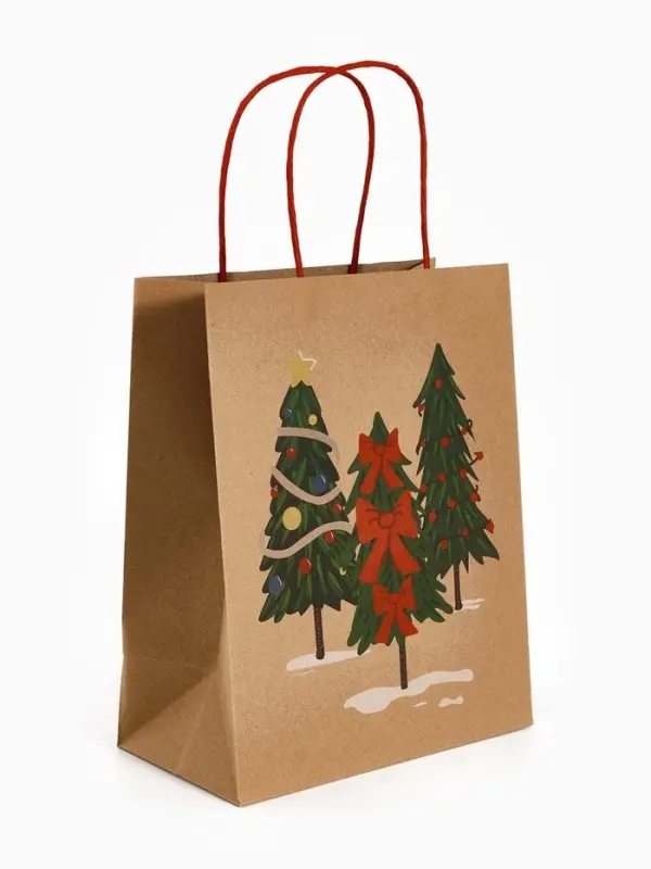 Набор подарочных пакетов «Ёлочки», 3 шт, 25×4×30.5 см, 30×40×11,5 см, 18×23×10 см Набор подарочных пакетов «Ёлочки», 3 шт, 25×4×30.5 см, 30×40×11,5 см, 18×23×10 см