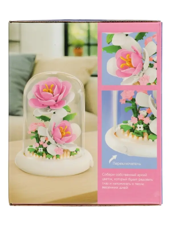 UNICON Конструктор Mini Blocks Розы 158 деталей, свет UNICON Конструктор Mini Blocks Розы 158 деталей, свет