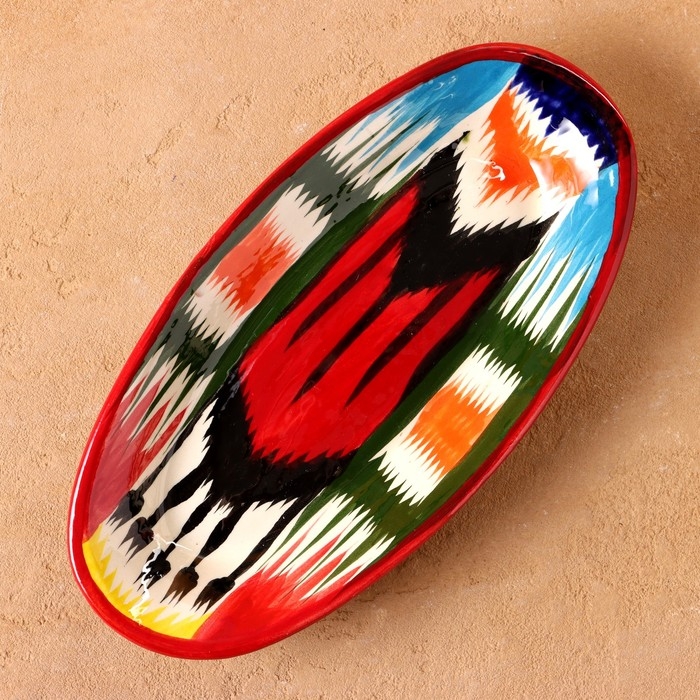 Селёдочница Риштанская Керамика  Селёдочница Риштанская Керамика "Атлас", 24 см