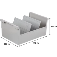 Картотека для карточек А5 на 1000шт HAN открытая '855/0-11