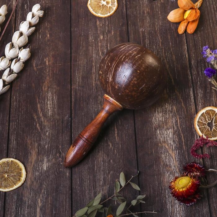 Сувенирный музыкальный инструмент «Маракас», 10×10×20 см, МИКС Сувенирный музыкальный инструмент «Маракас», 10×10×20 см, МИКС