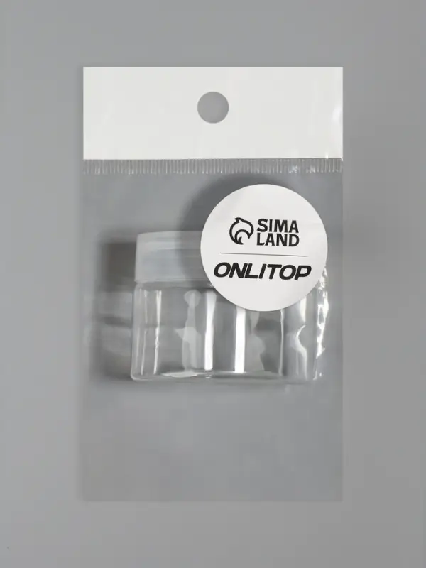 Баночка для хранения, 50 мл, прозрачная Баночка для хранения, 50 мл, прозрачная