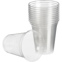 Стакан одноразовый 300мл. прозрачный(ПЭТ) - шейкер 1000шт/кор