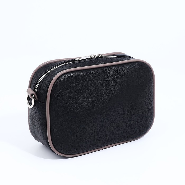 Сумка женская через плечо, TEXTURA, маленький размер, цвет чёрный Сумка женская через плечо, TEXTURA, маленький размер, цвет чёрный