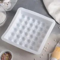 Форма для муссовых десертов и выпечки Доляна «Ягодная очередь», силикон, 21×6 см, цвет белый Форма для муссовых десертов и выпечки Доляна «Ягодная очередь», силикон, 21×6 см, цвет белый