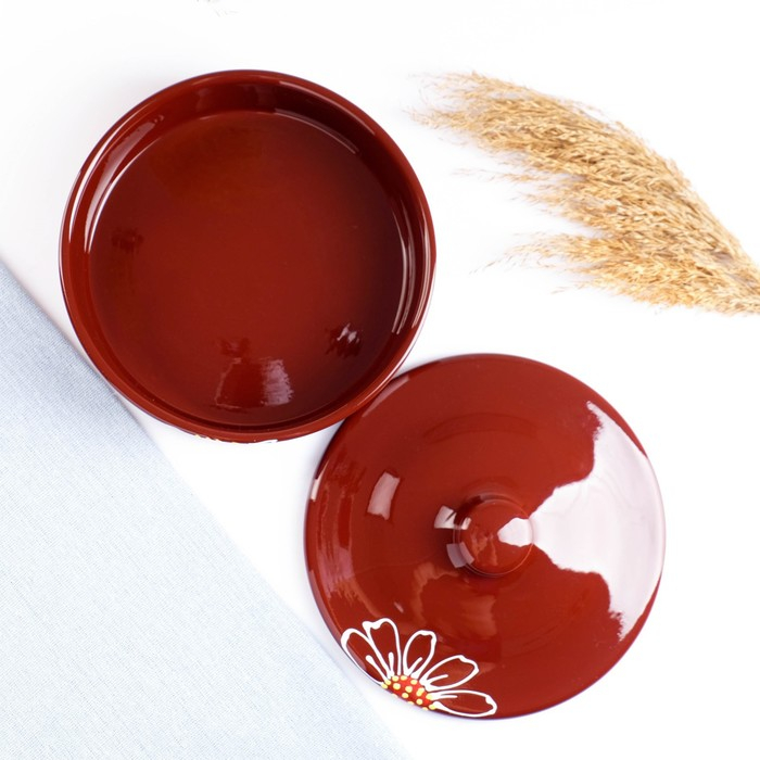 Набор для холодца  Набор для холодца "Подарочный" 3х0,75л, ромашка коричневая