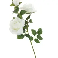 Цветы искусственные &laquo;Роза плетистая&raquo;, d=10 см, h=67 см, белые