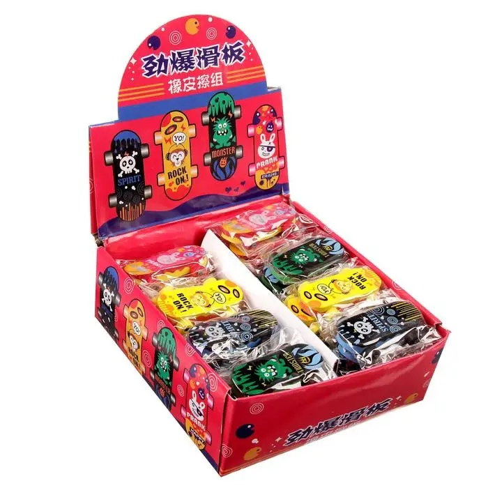 Ластик фигурный &laquo;Скейтборд&raquo;, МИКС