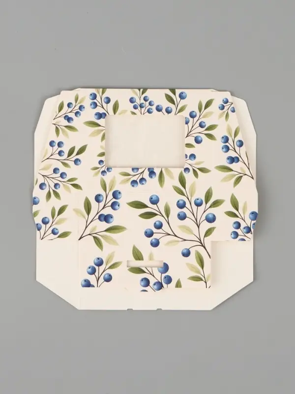 Коробка подарочная с окном &laquo;Ягоды&raquo;, 10&times;8&times;3.5 см, самосборная