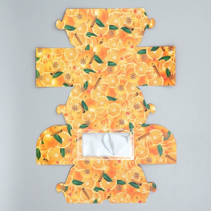 Коробка складная с двусторонним нанесением «Сладкого Нового года» 16 х 10 х 10 см, Новый год Коробка складная с двусторонним нанесением «Сладкого Нового года» 16 х 10 х 10 см, Новый год