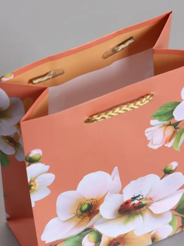 Пакет подарочный ламинированый "Гармония" 11,5 х 14,5 х 6,5 см