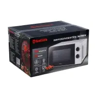 Микроволновая печь Sakura SA-7055W, 700 Вт, 20 л, таймер до 30 мин, белая