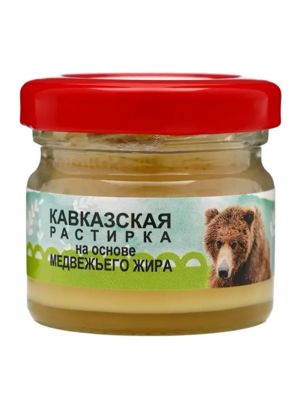 Растирка &laquo;Кавказская&raquo; на основе медвежьего жира, 30 мл, &laquo;Бизорюк&raquo;