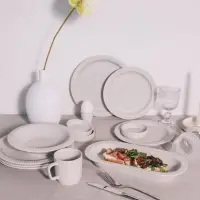 Кружки Magistro Jarwah Lausanne, 240 мл, 7.8&times;8 см, 2 шт., фарфор, серые