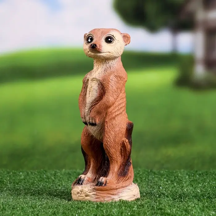 Садовая фигура из полистоуна &laquo;Сурикат маленький&raquo;, 22&times;8&times;8 см