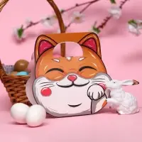 Коробка складная «Кошечка», 19,5 х 19,5 х 7 см