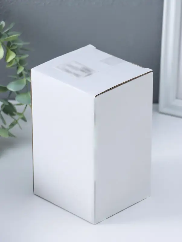 Сувенир керамика свет "Ракушка" бело-синий 7,5х8,5х13,5 см