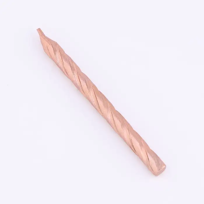 Свеча для торта &laquo;Спираль&raquo;, 10 шт., 6 см, средние, шампань