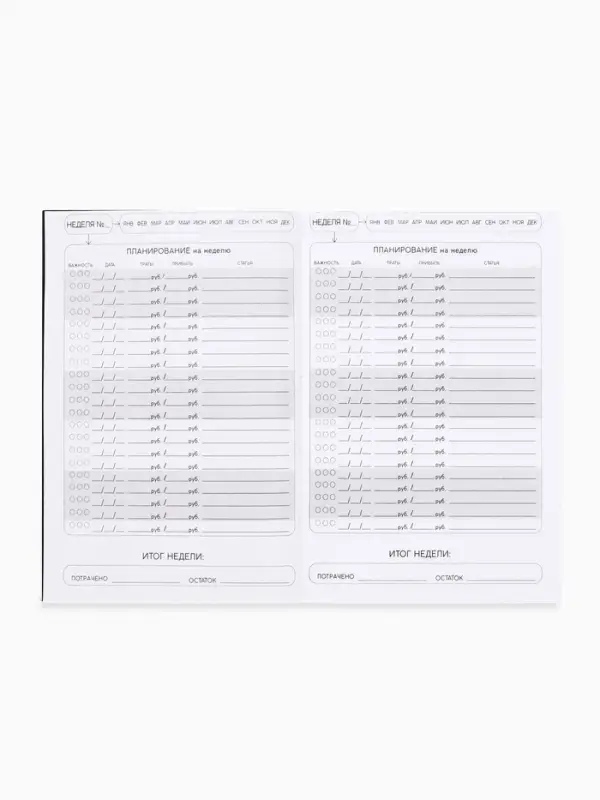Блокнот для планирования финансов А6, 52 л  Блокнот для планирования финансов А6, 52 л "Дневник бюджета"