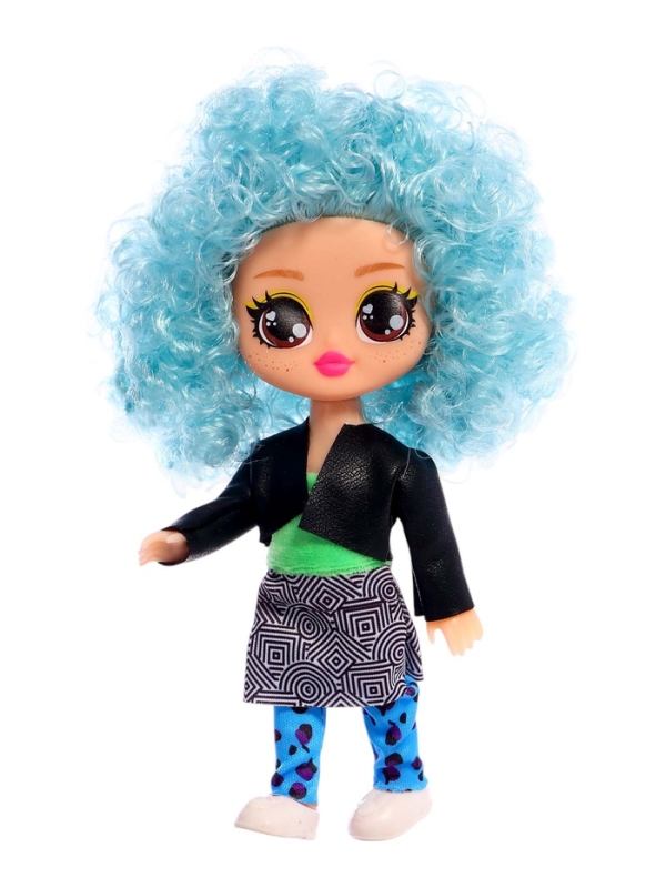 Кукла «Кудряшка Лина», голубой Кукла «Кудряшка Лина», голубой