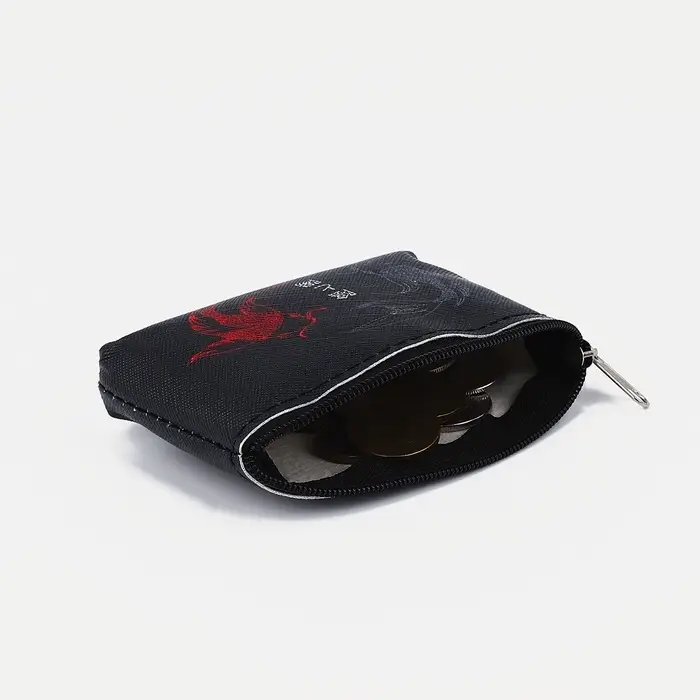 Кошелёк монетница на молнии, цвет МИКС