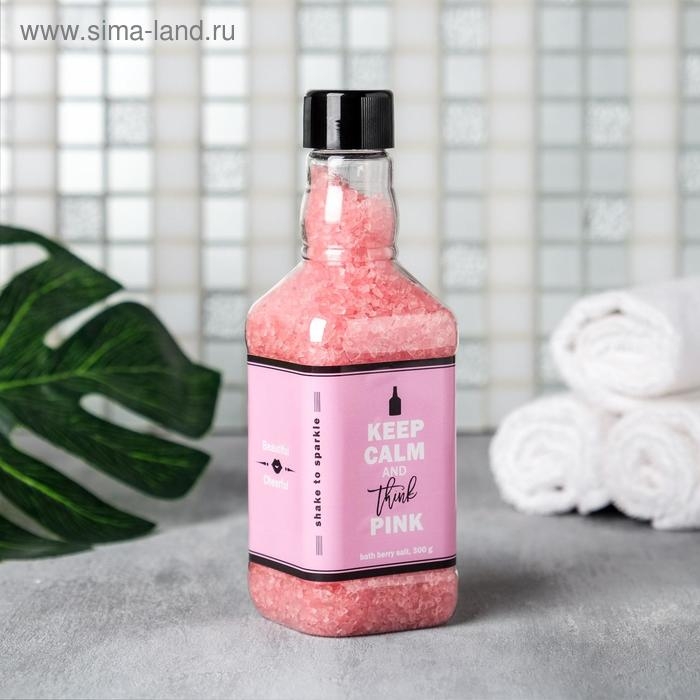 Соль для ванны Keep calm, 300 г, аромат сочных ягод, ЧИСТОЕ СЧАСТЬЕ Соль для ванны Keep calm, 300 г, аромат сочных ягод, ЧИСТОЕ СЧАСТЬЕ