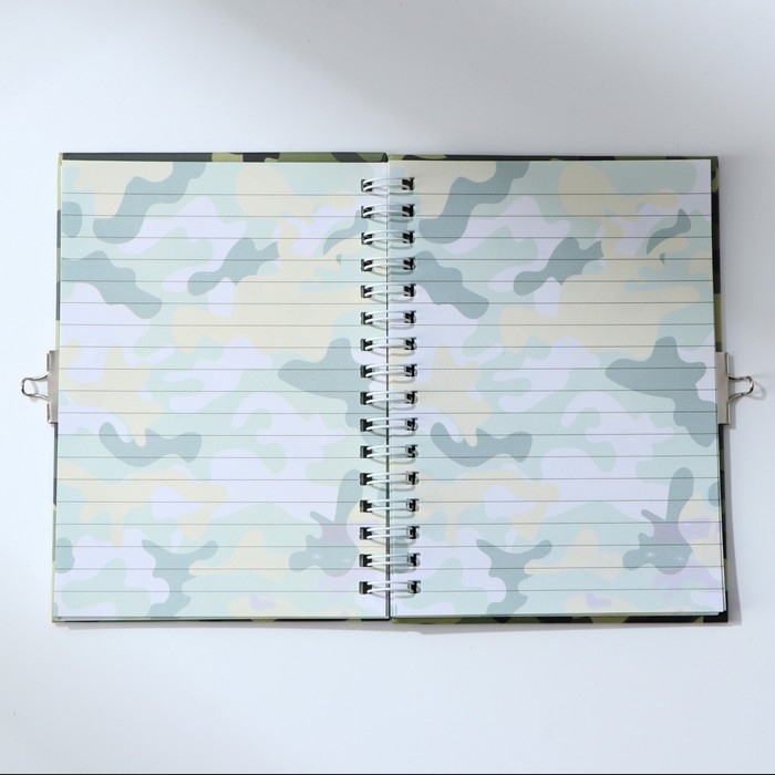 Блокнот на замочке А6, 50 листов в твердой обложке «С 23 февраля» Блокнот на замочке А6, 50 листов в твердой обложке «С 23 февраля»